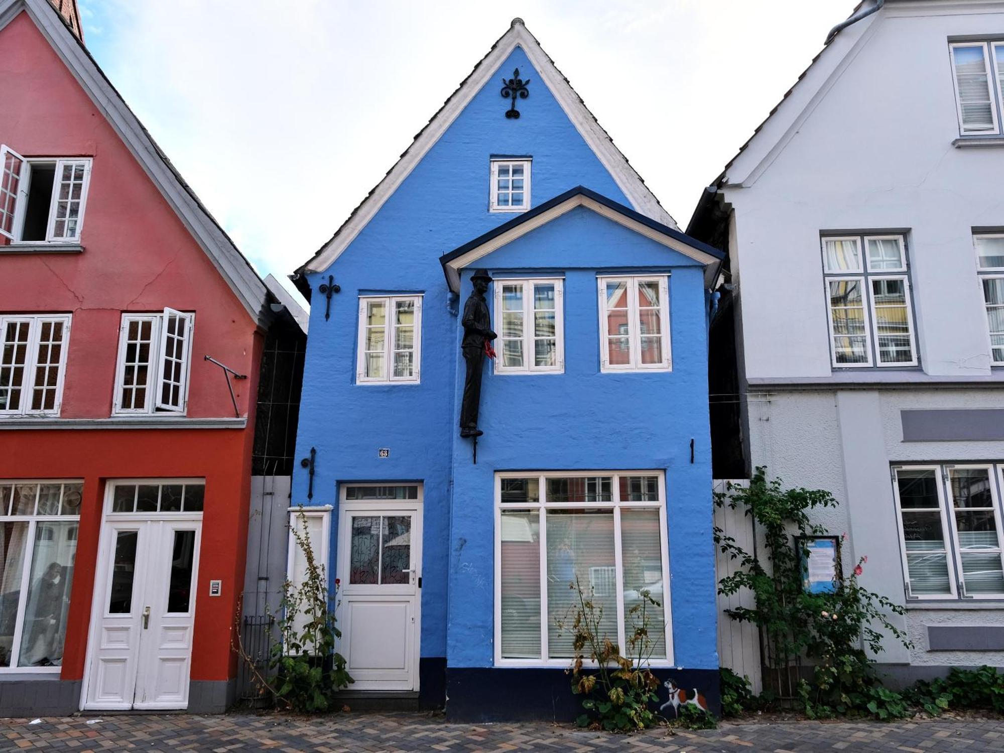 Hafenblick Ferienwohnung In Der Altstadt Mit Parkplatz Flensburg Buitenkant foto